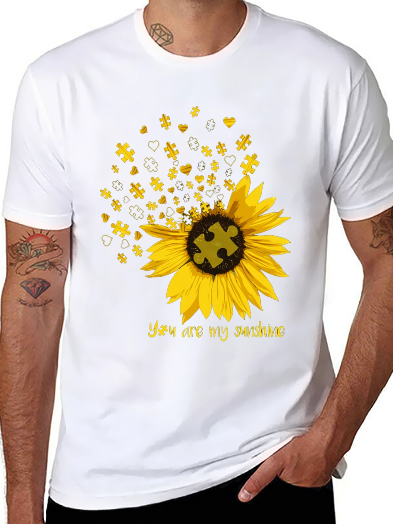 Autism Awareness Sunflower T-Shirt