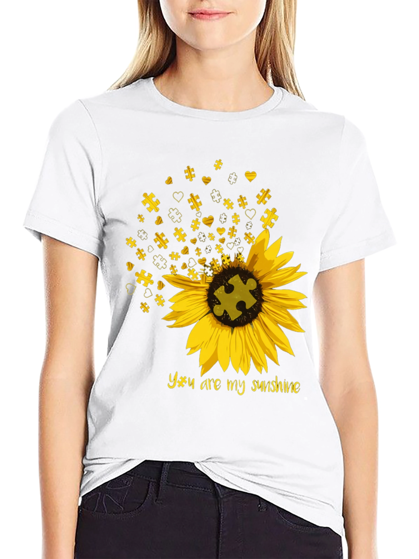 Autism Awareness Sunflower T-Shirt