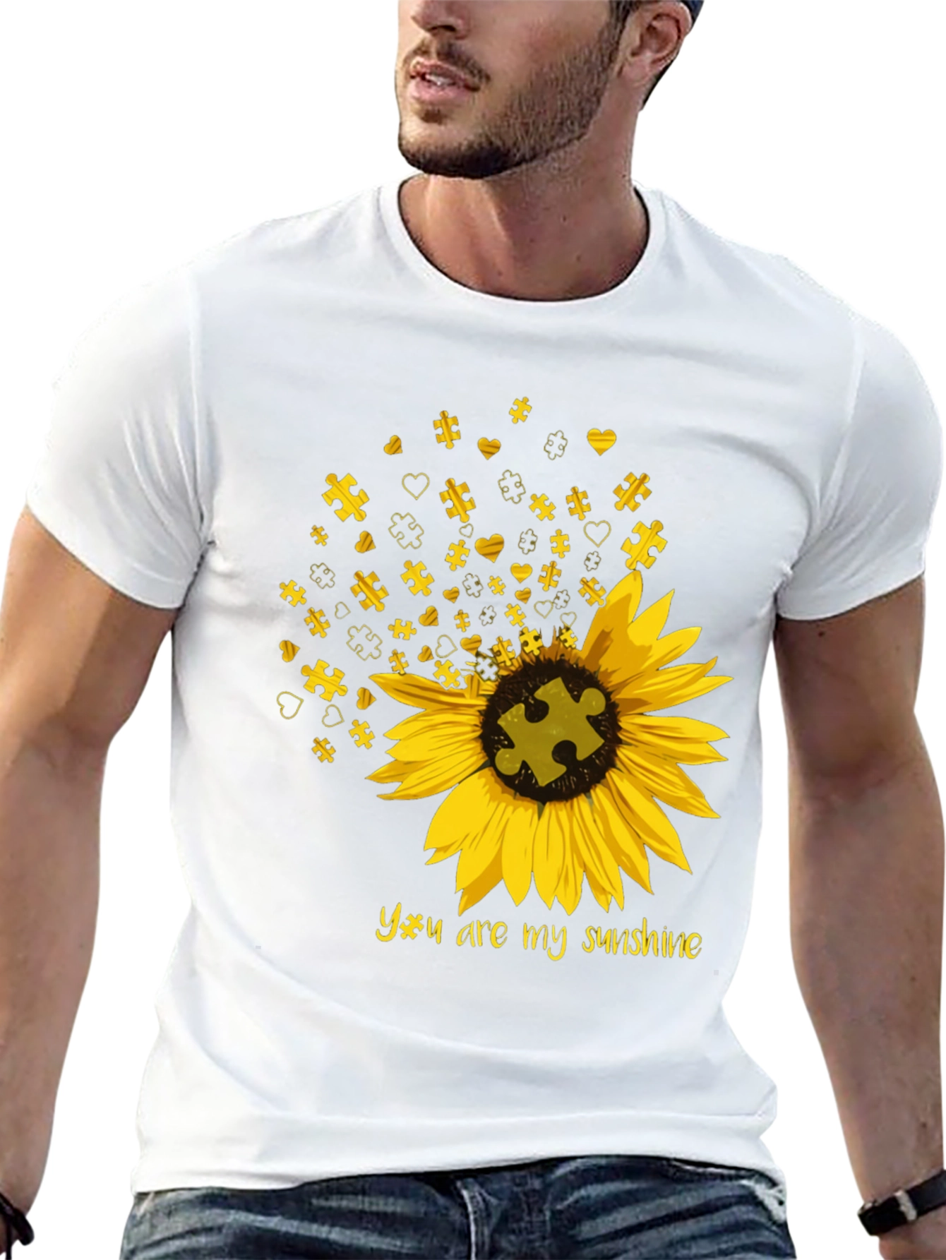 Autism Awareness Sunflower T-Shirt