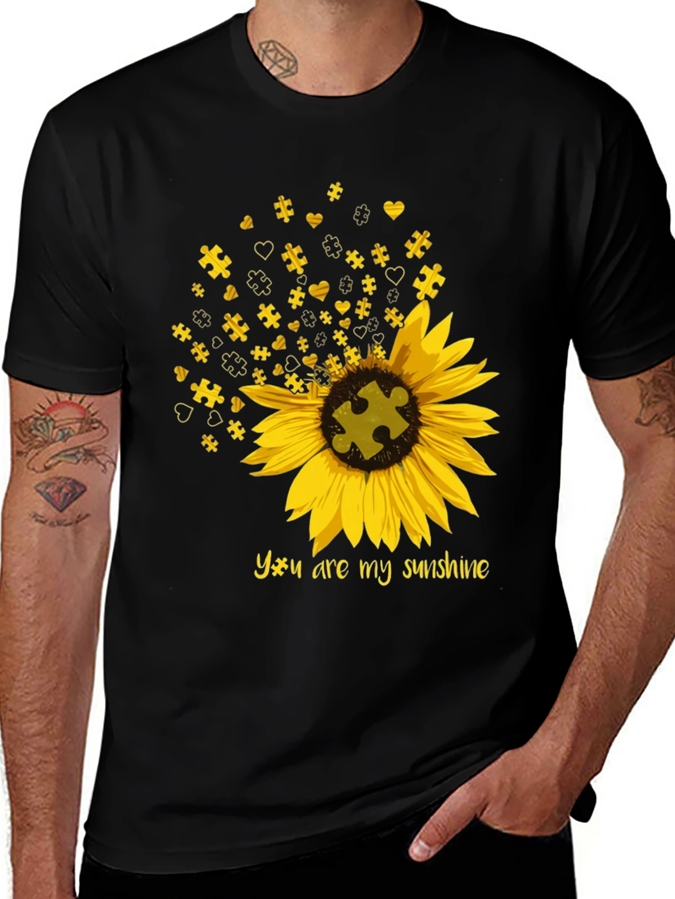 Autism Awareness Sunflower T-Shirt