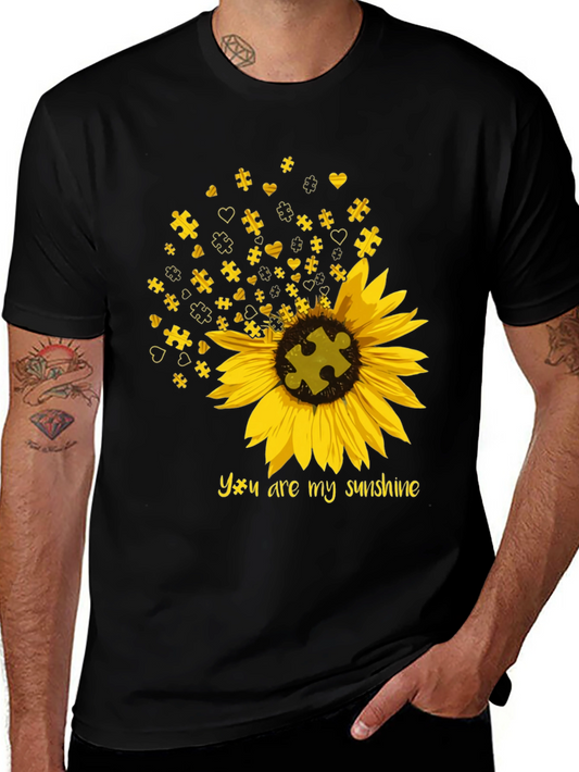 Autism Awareness Sunflower T-Shirt