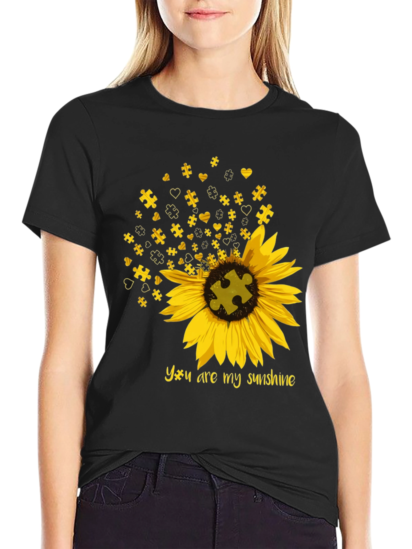 Autism Awareness Sunflower T-Shirt