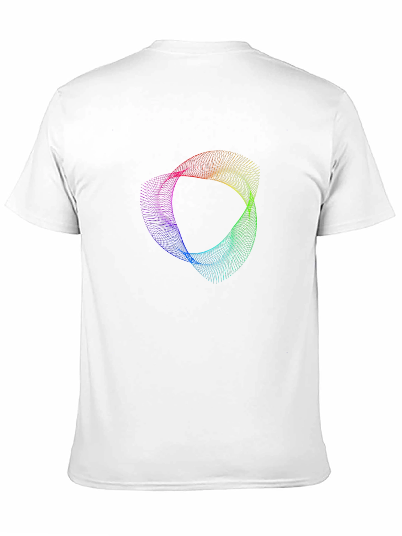 Abstract Rainbow Geometric Tee