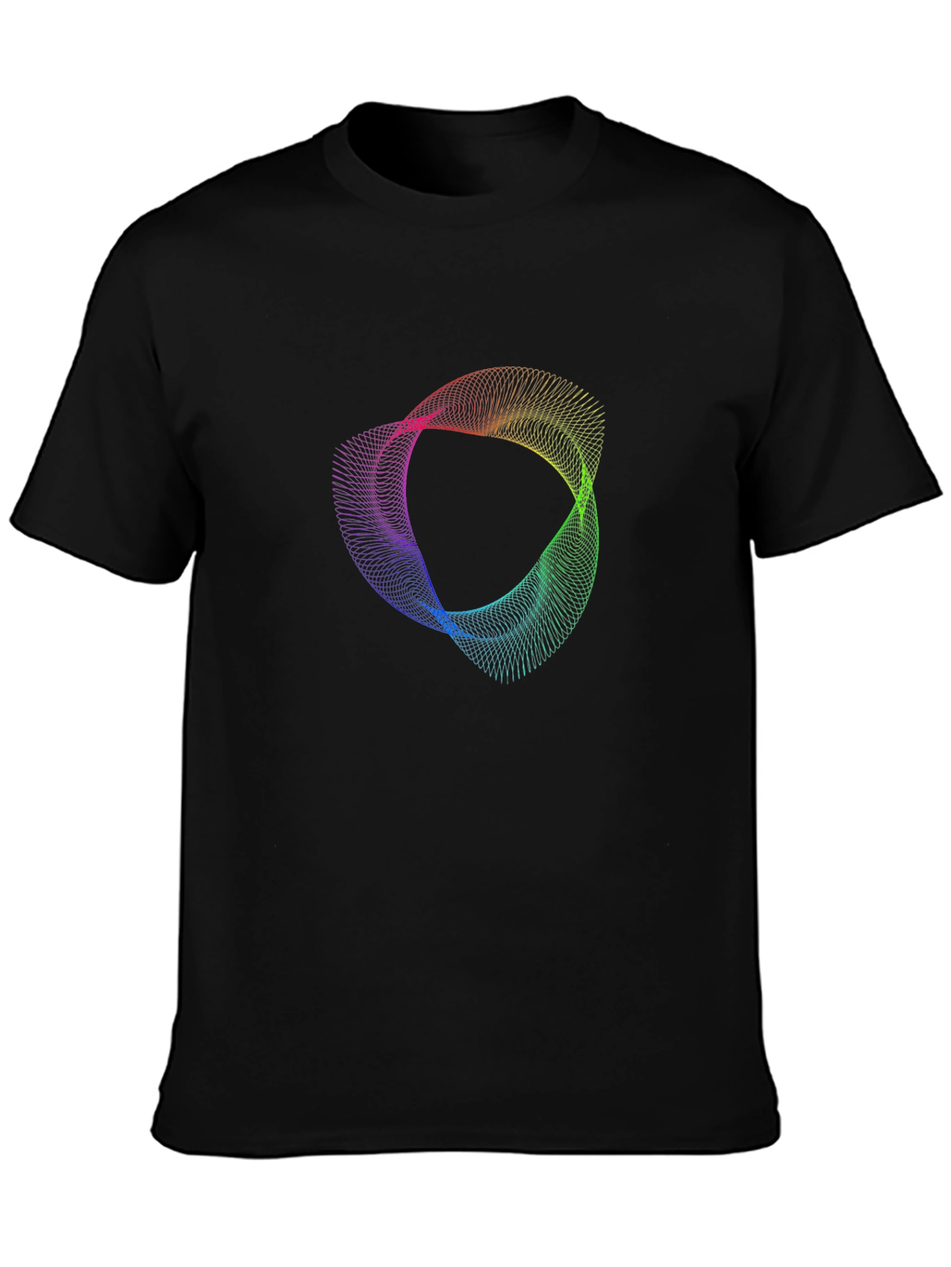 Abstract Rainbow Geometric Tee