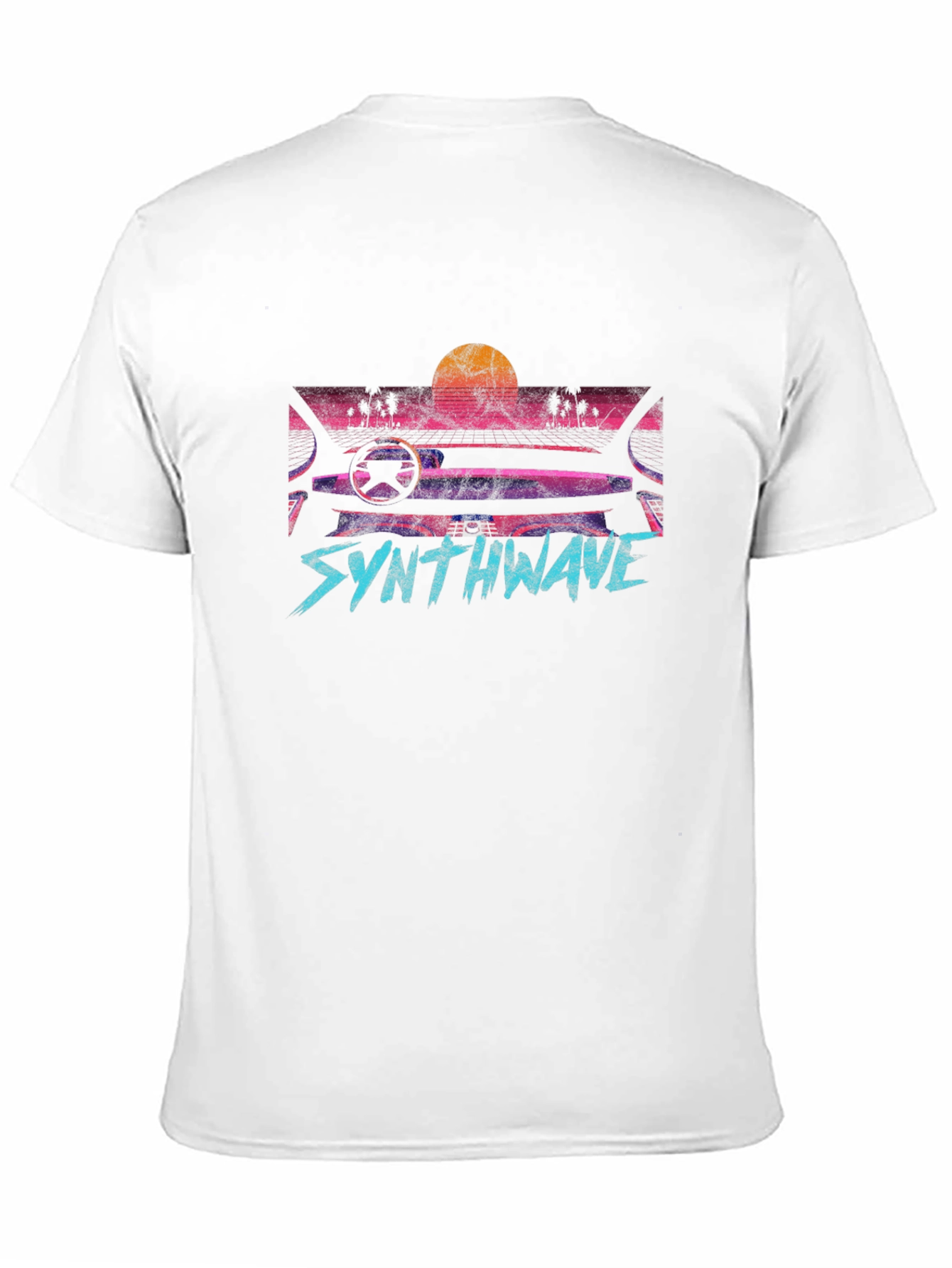 Synthwave Retro Car Graphic T-Shirt