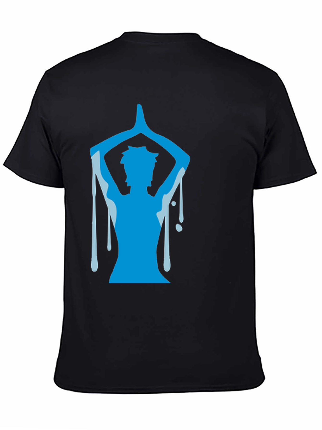 Yoga Pose Graphic T-Shirt - Black