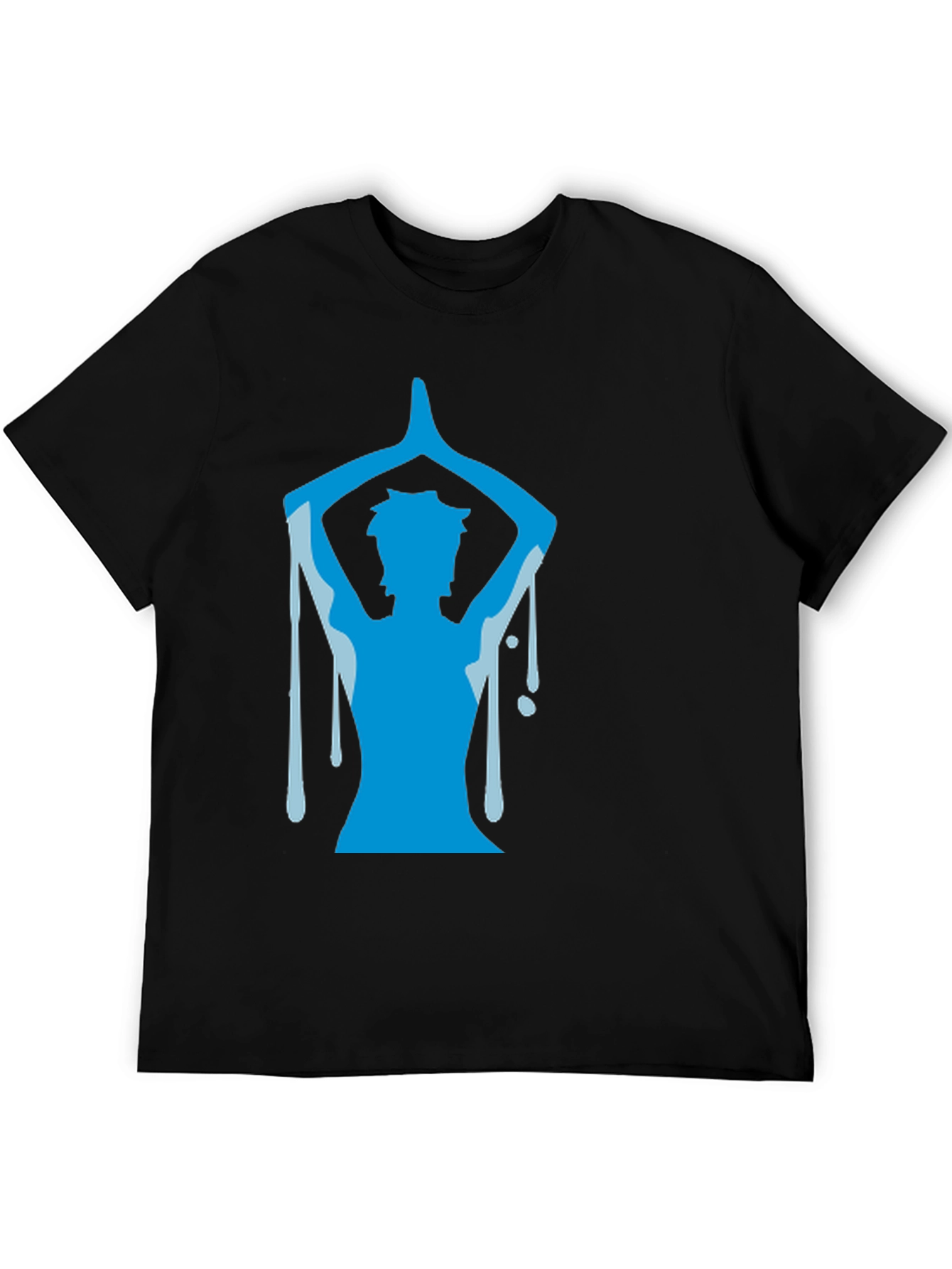 Yoga Pose Graphic T-Shirt - Black