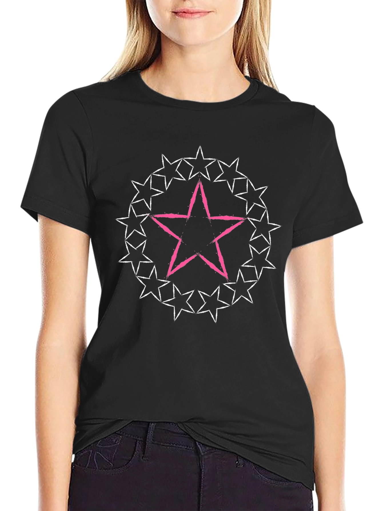 Star Circle Graphic Tee