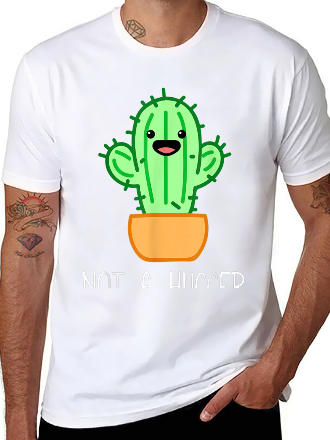 Not A Hugger Cactus T-Shirt