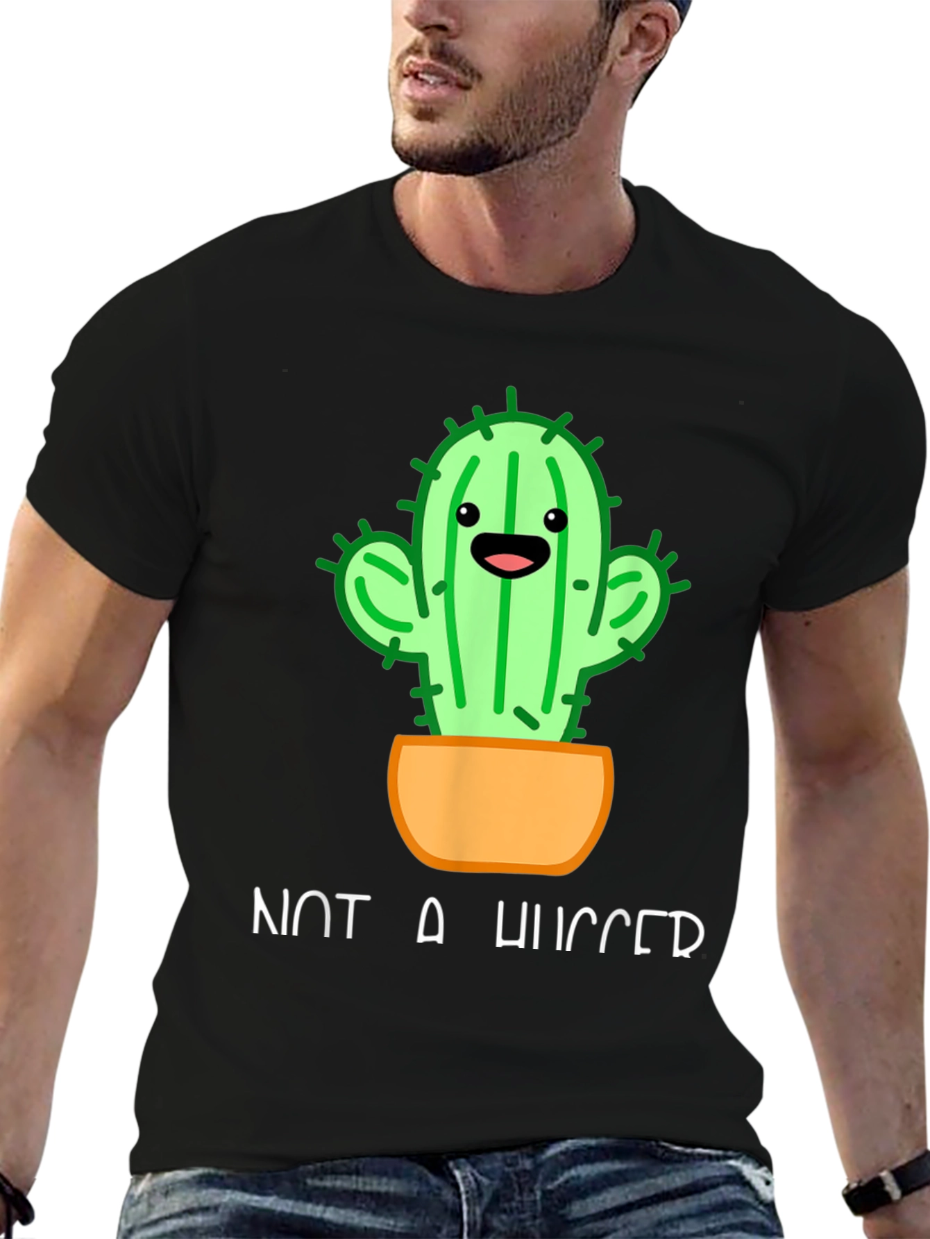Not A Hugger Cactus T-Shirt