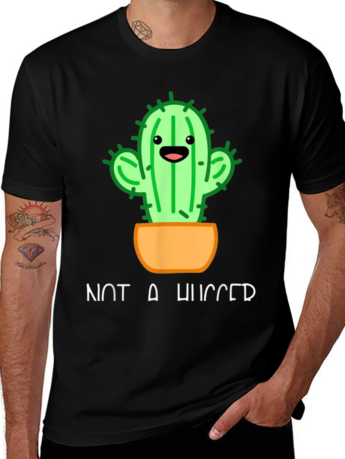 Not A Hugger Cactus T-Shirt