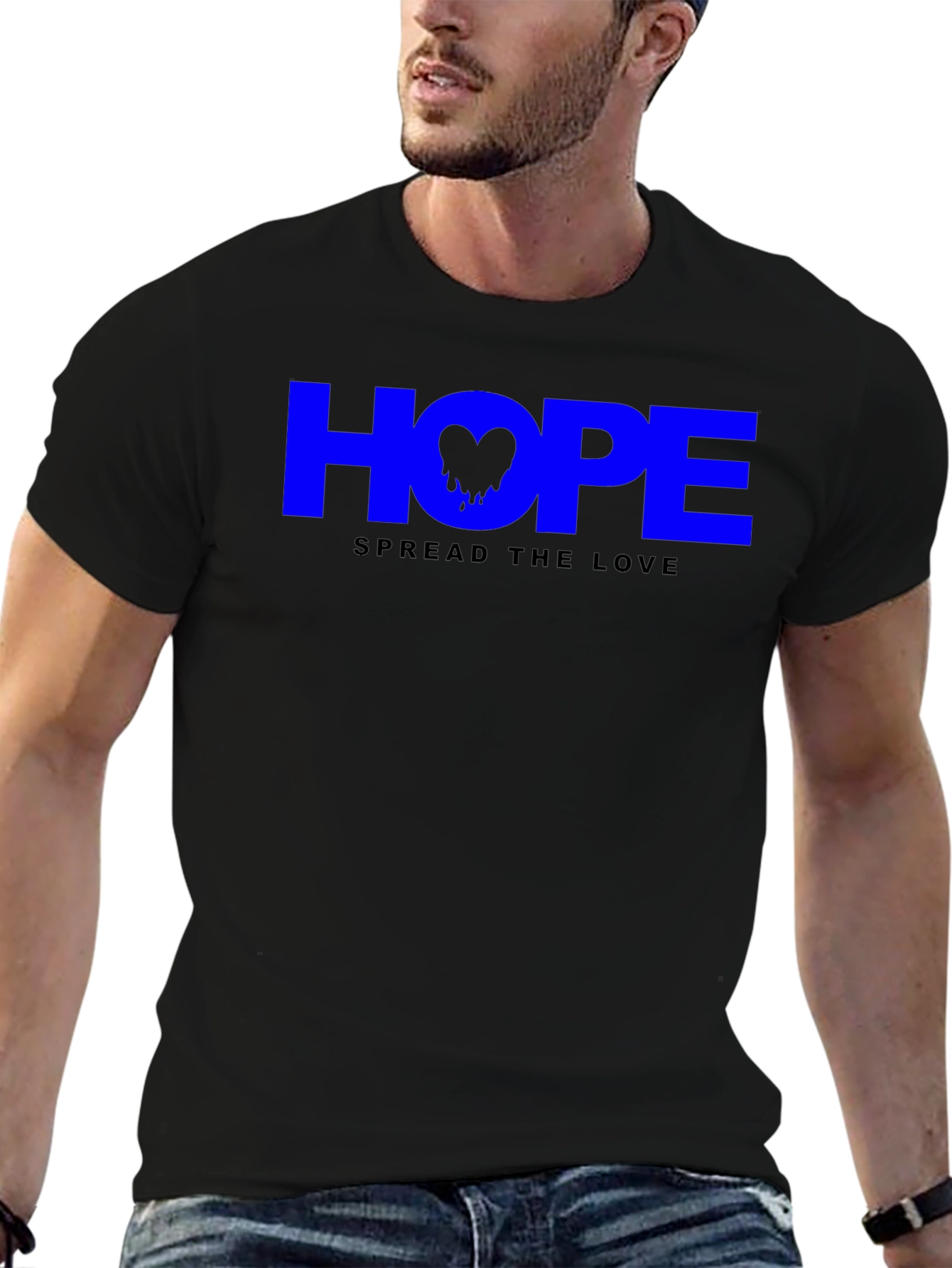 Hope Spread Love Graphic Tee - Soft Cotton Blend