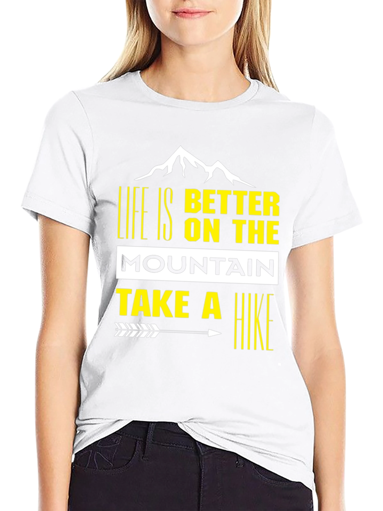 Life is Better on the Mountain Black Tee