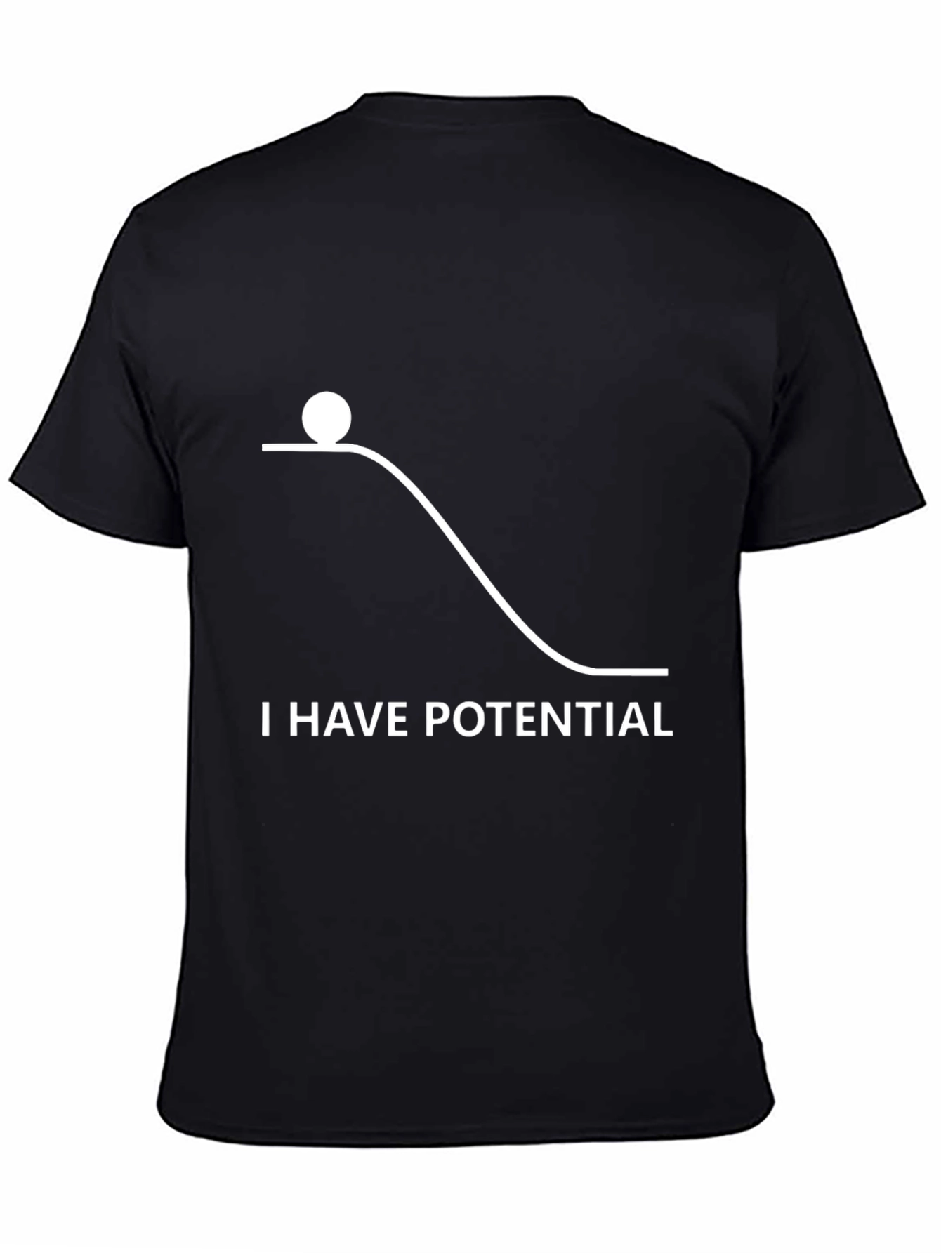 Potential Energy Humor Graphic T-Shirt
