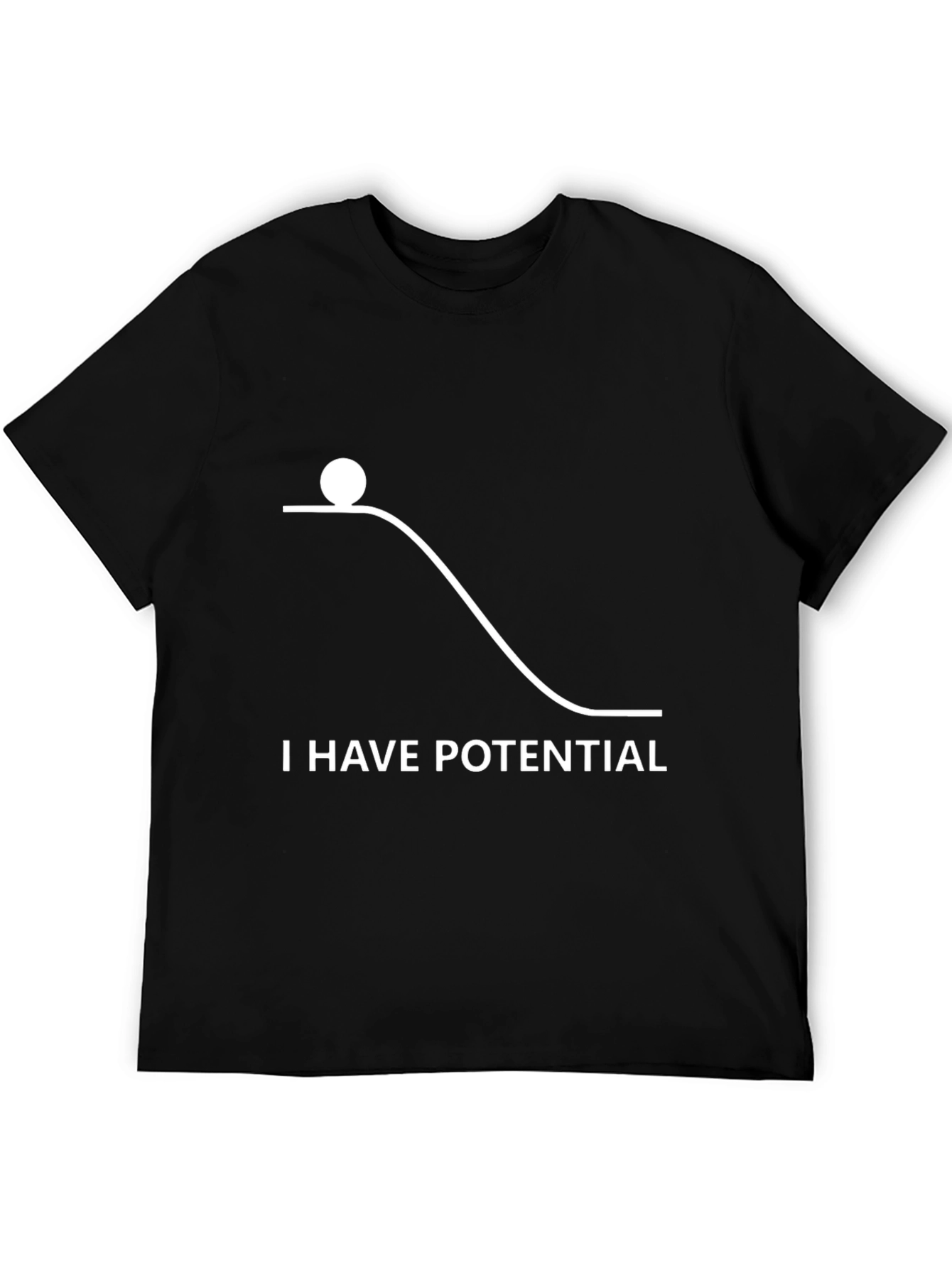 Potential Energy Humor Graphic T-Shirt