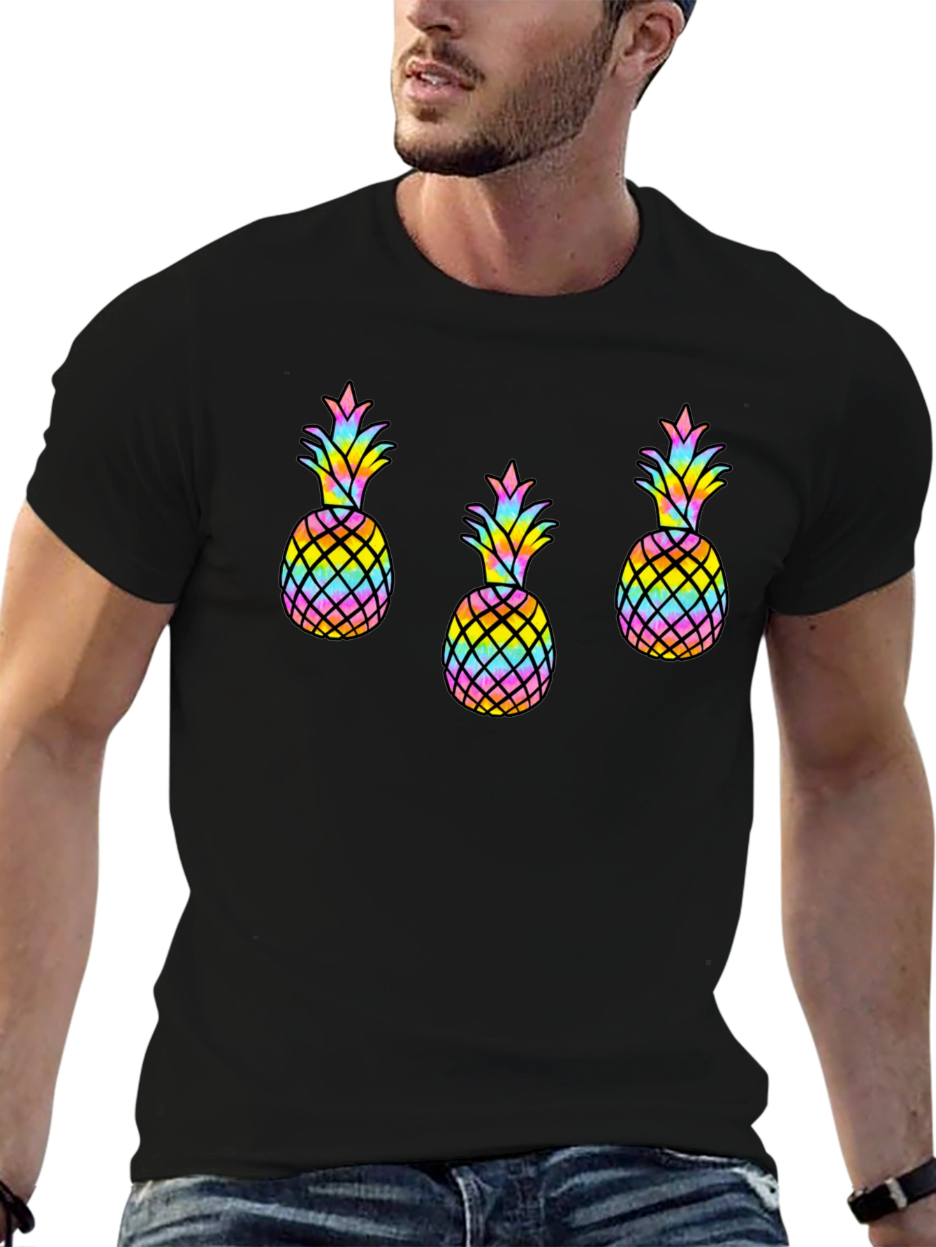 Rainbow Pineapple T-Shirt