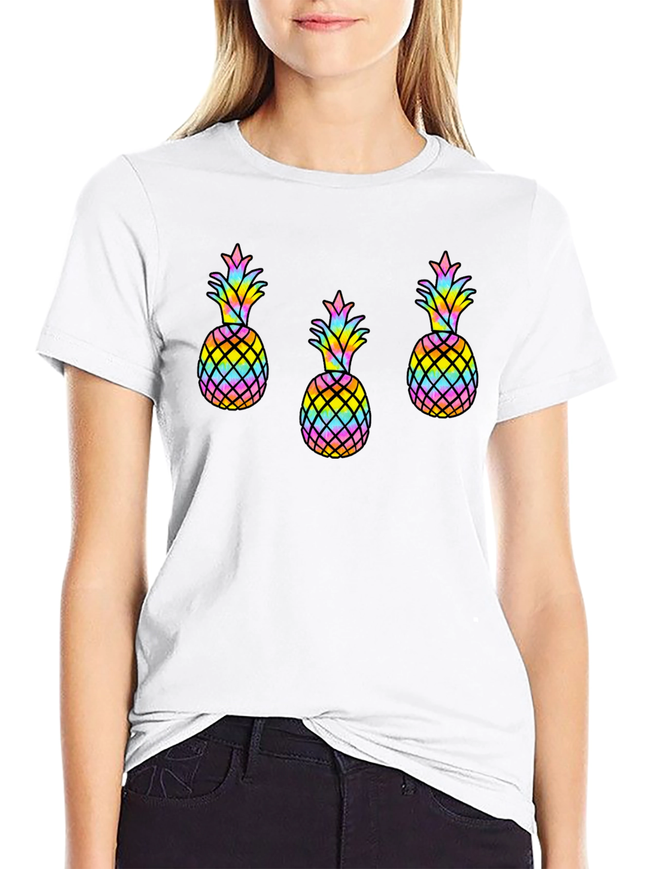 Rainbow Pineapple T-Shirt