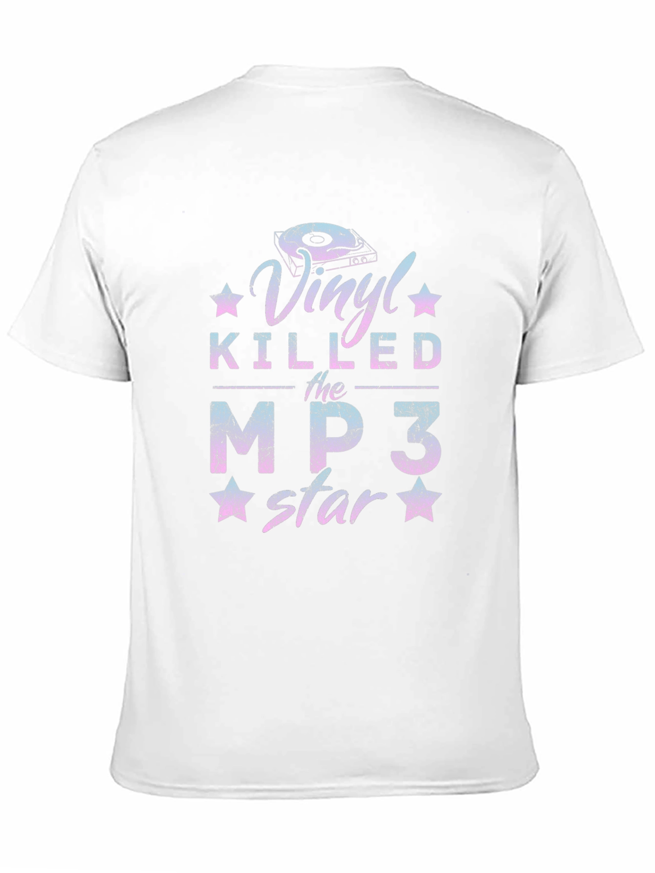Vinyl Killed the MP3 Star Graphic T-Shirt