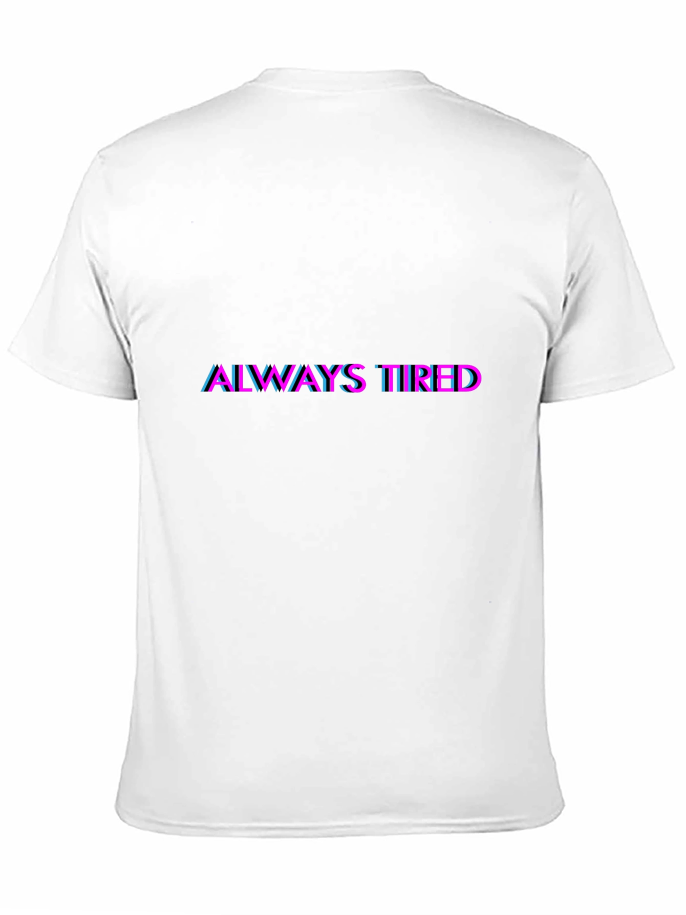 Always Tired Graphic Tee - Black Cotton Blend Shirt