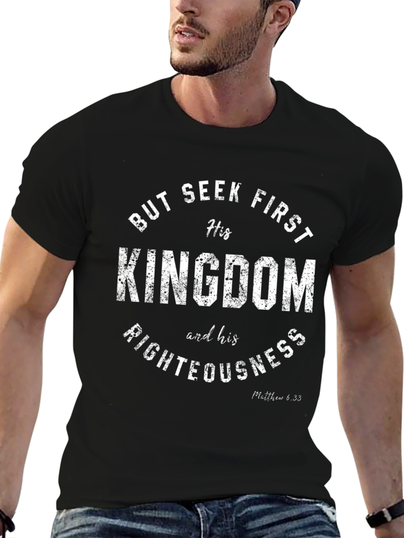 Seek First His Kingdom T-Shirt - Christian Apparel