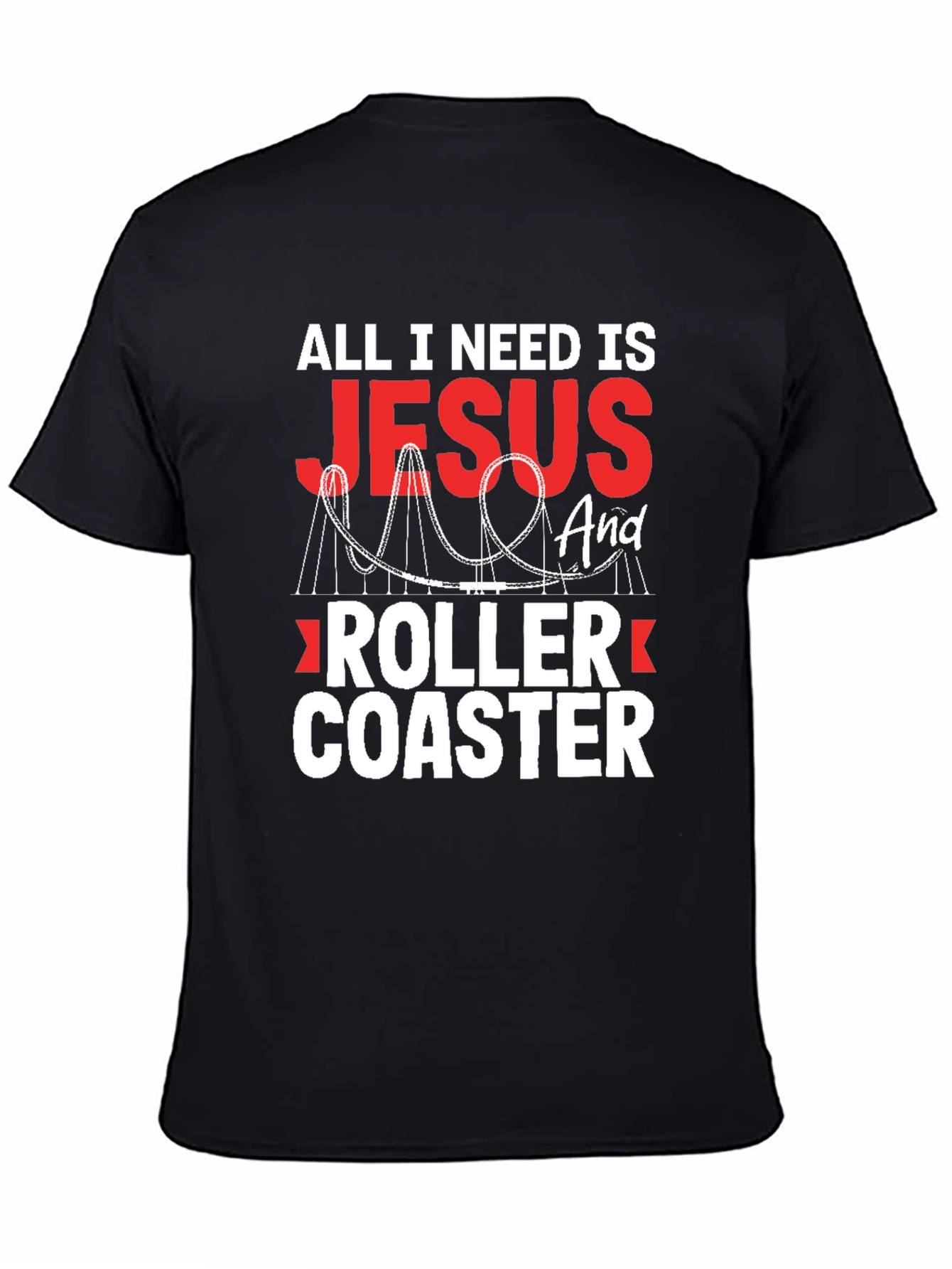 Jesus and Roller Coaster T-Shirt