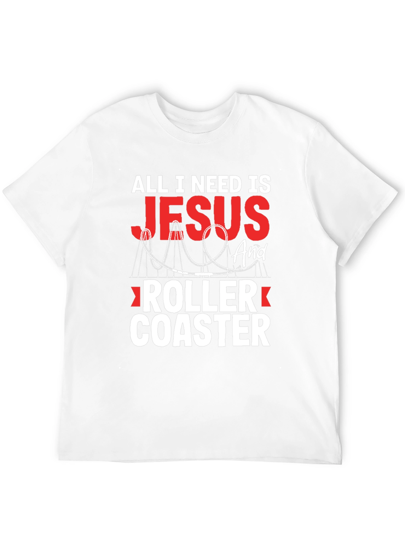 Jesus and Roller Coaster T-Shirt