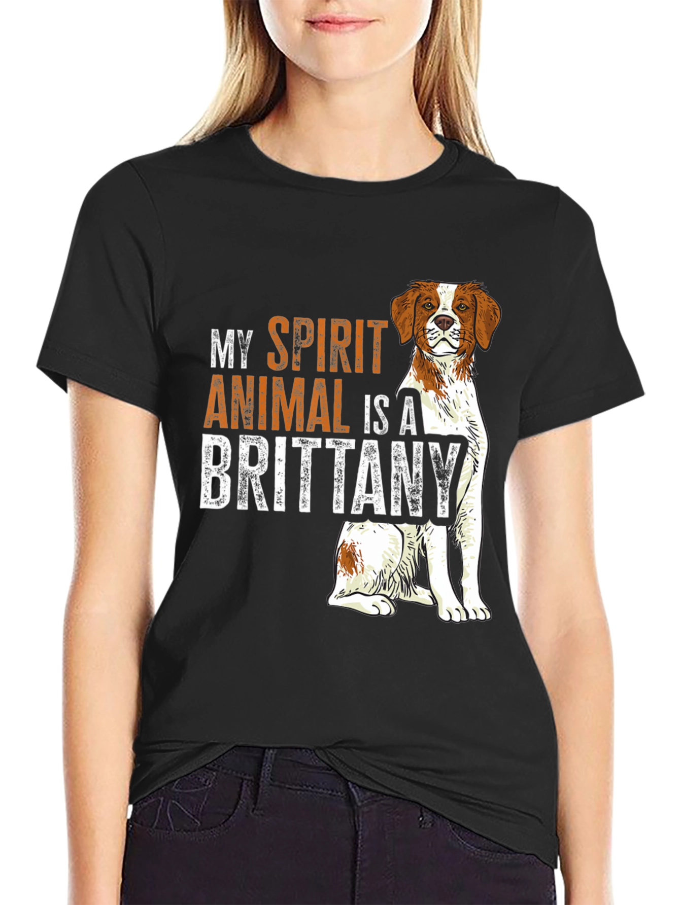 Brittany Dog Spirit Animal T-Shirt