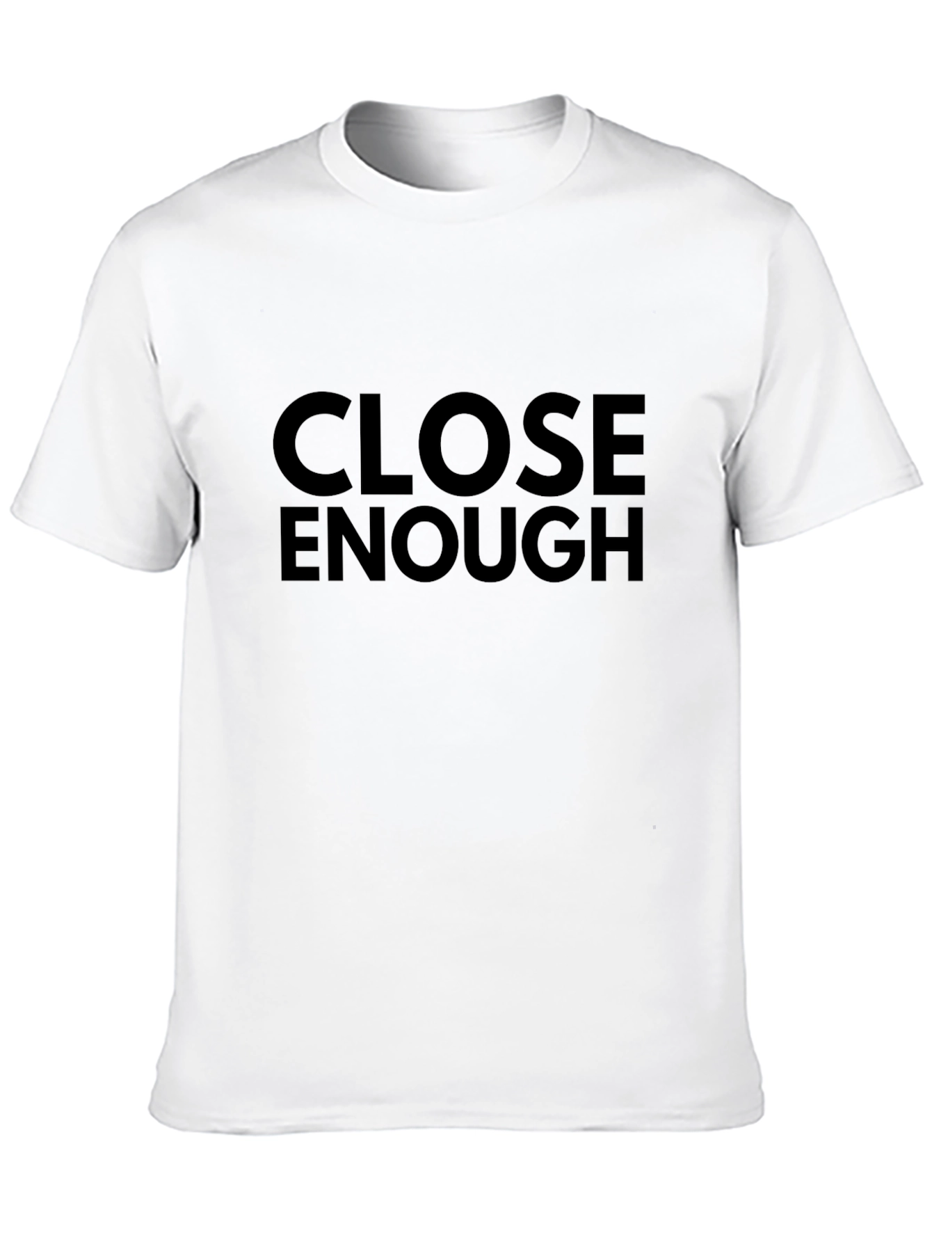 Close Enough Black Graphic Tee