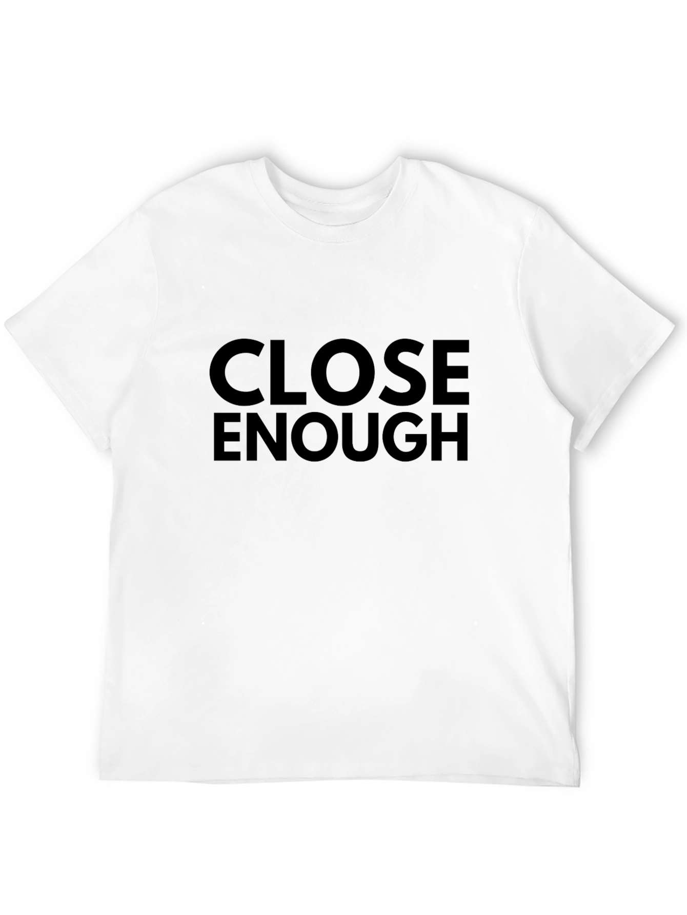 Close Enough Black Graphic Tee