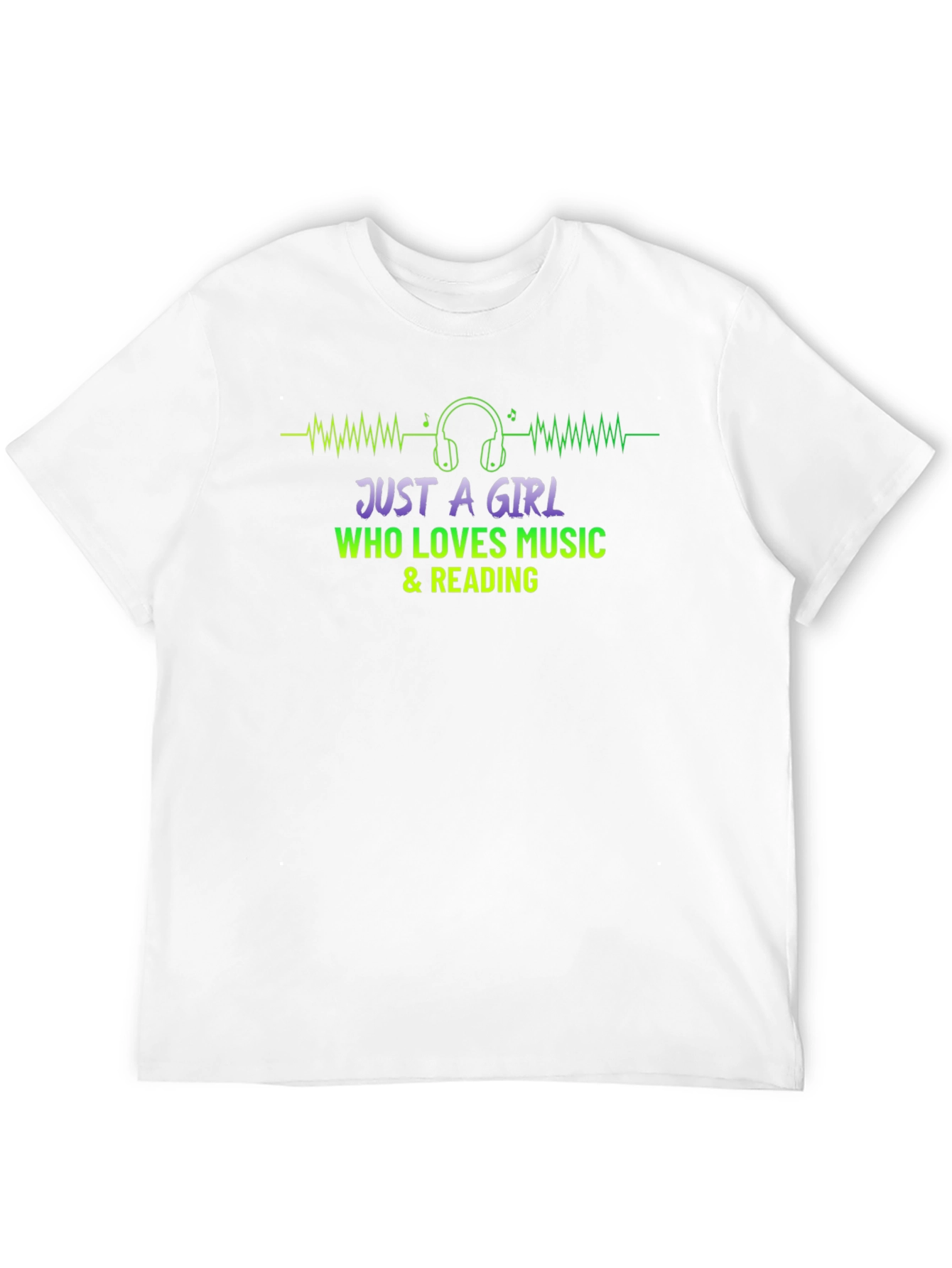 Just A Girl Who Loves Music & Reading T-Shirt