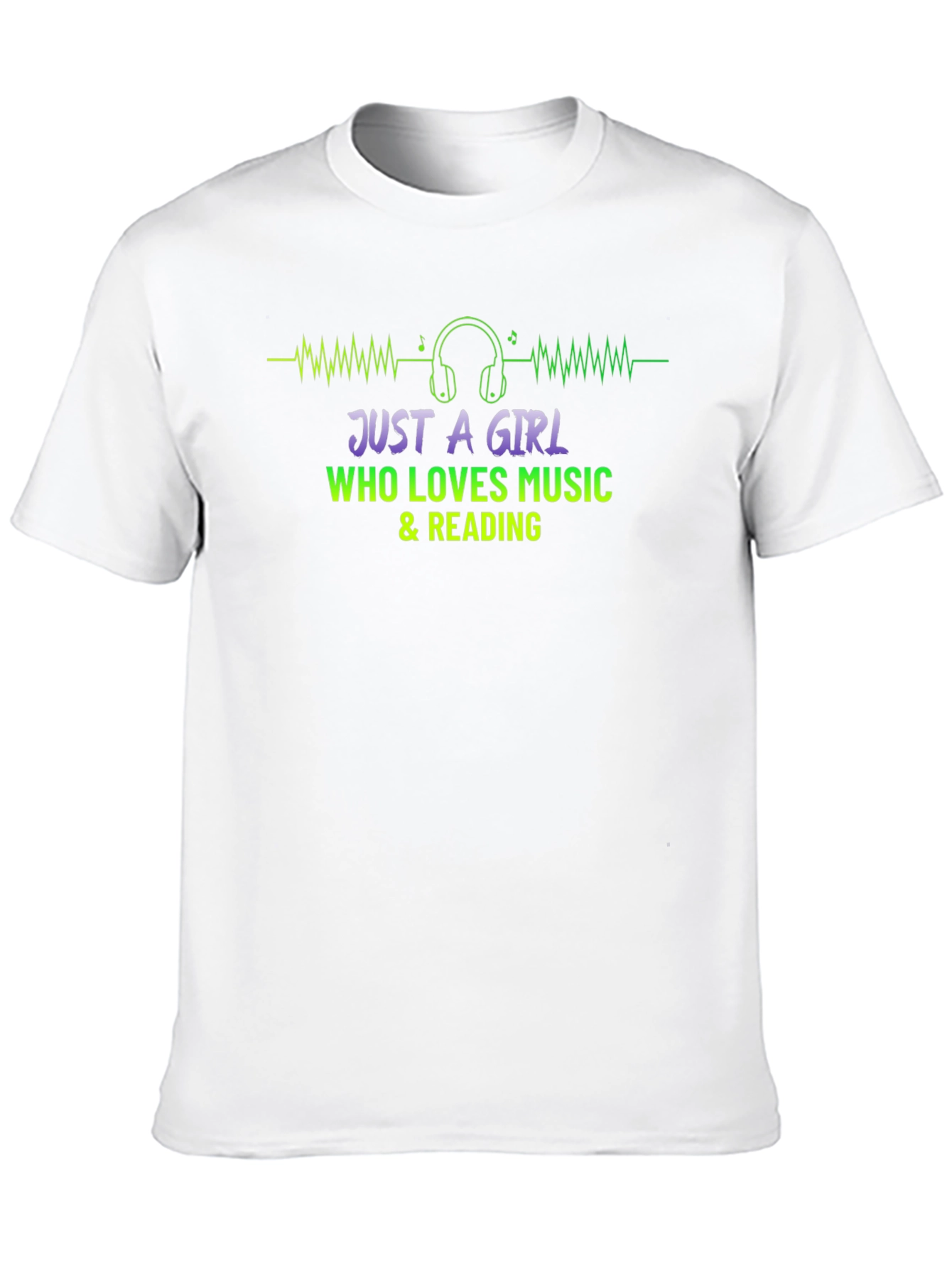 Just A Girl Who Loves Music & Reading T-Shirt