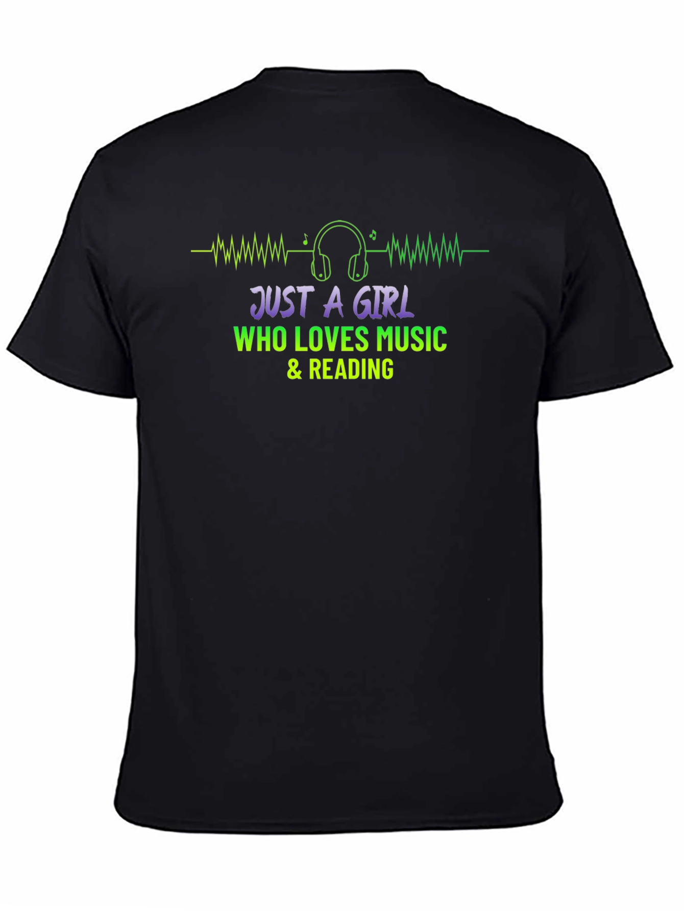 Just A Girl Who Loves Music & Reading T-Shirt