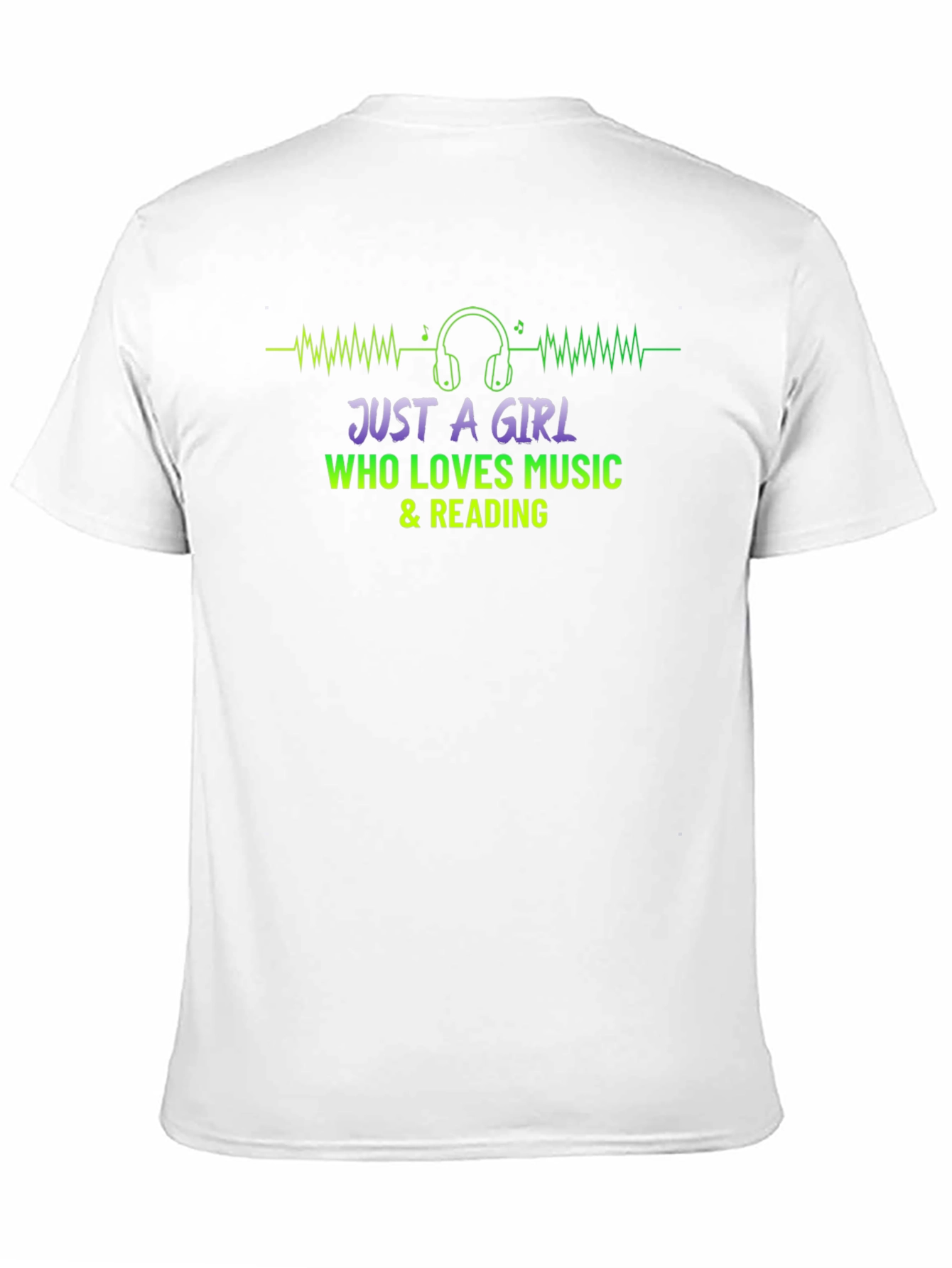 Just A Girl Who Loves Music & Reading T-Shirt