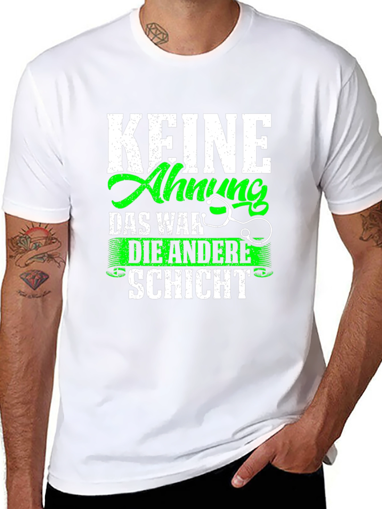 Funny Doctors T-Shirt - Keine Ahnung Schicht