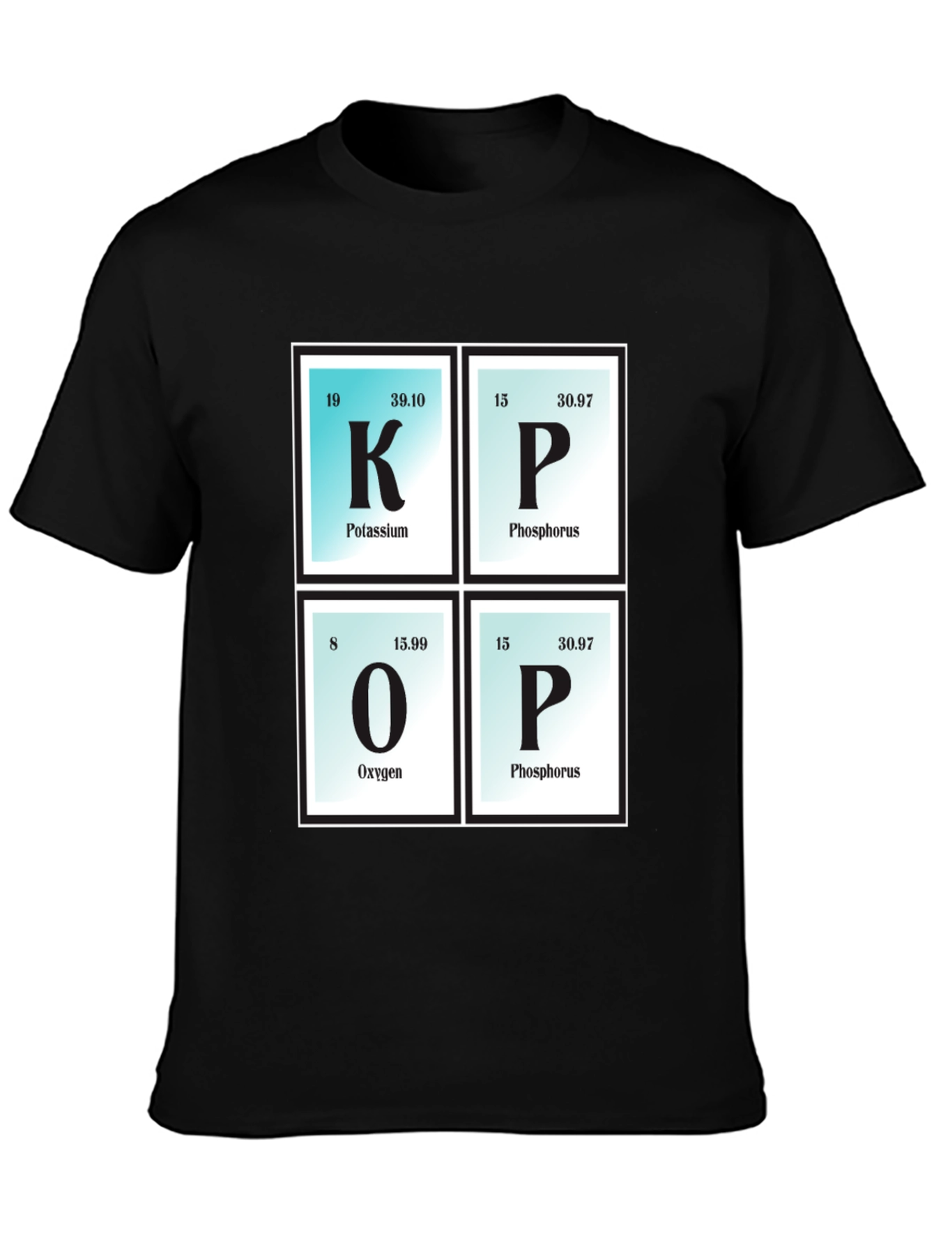 KOP Elements Black T-Shirt Science Tee