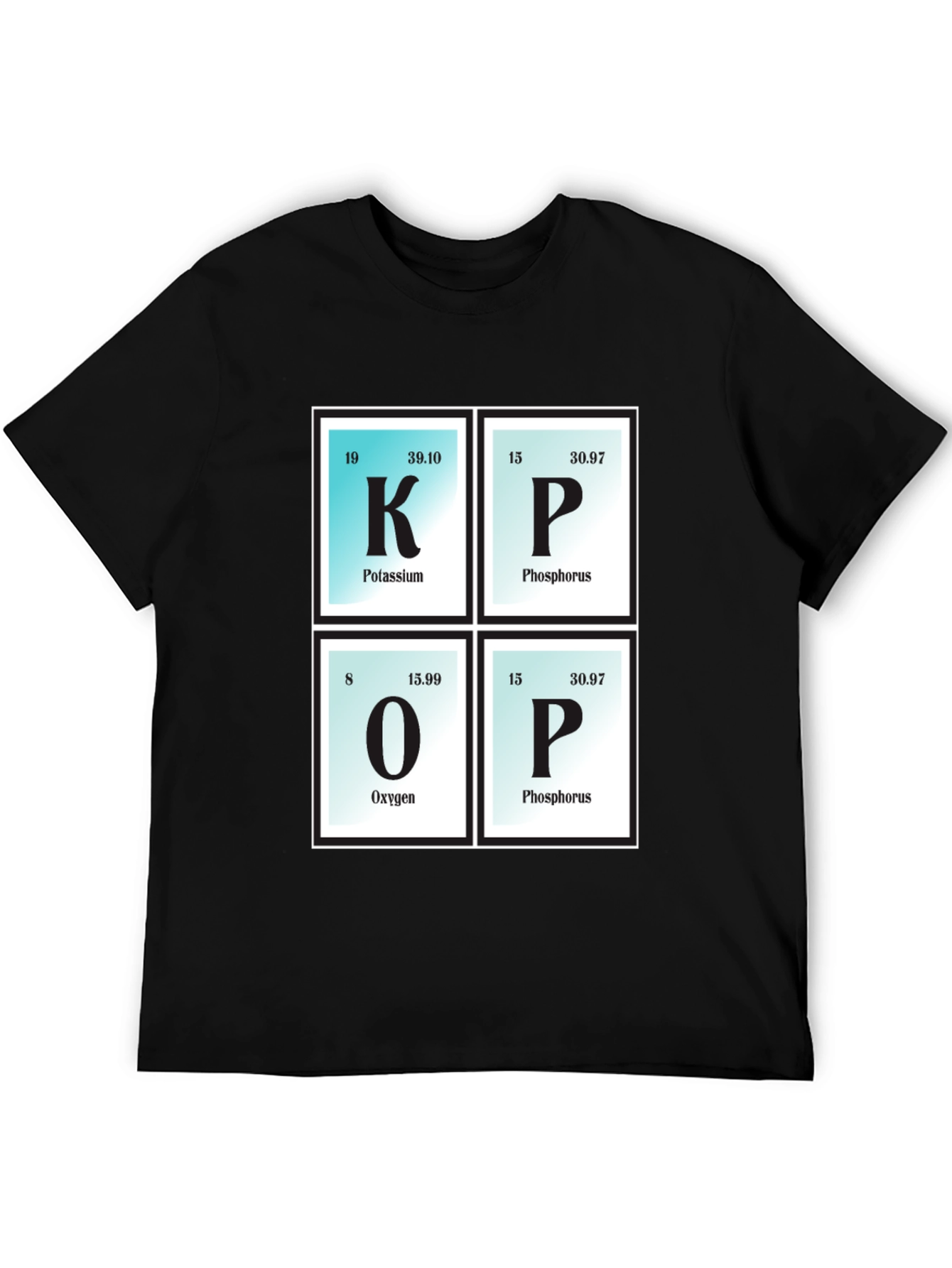 KOP Elements Black T-Shirt Science Tee