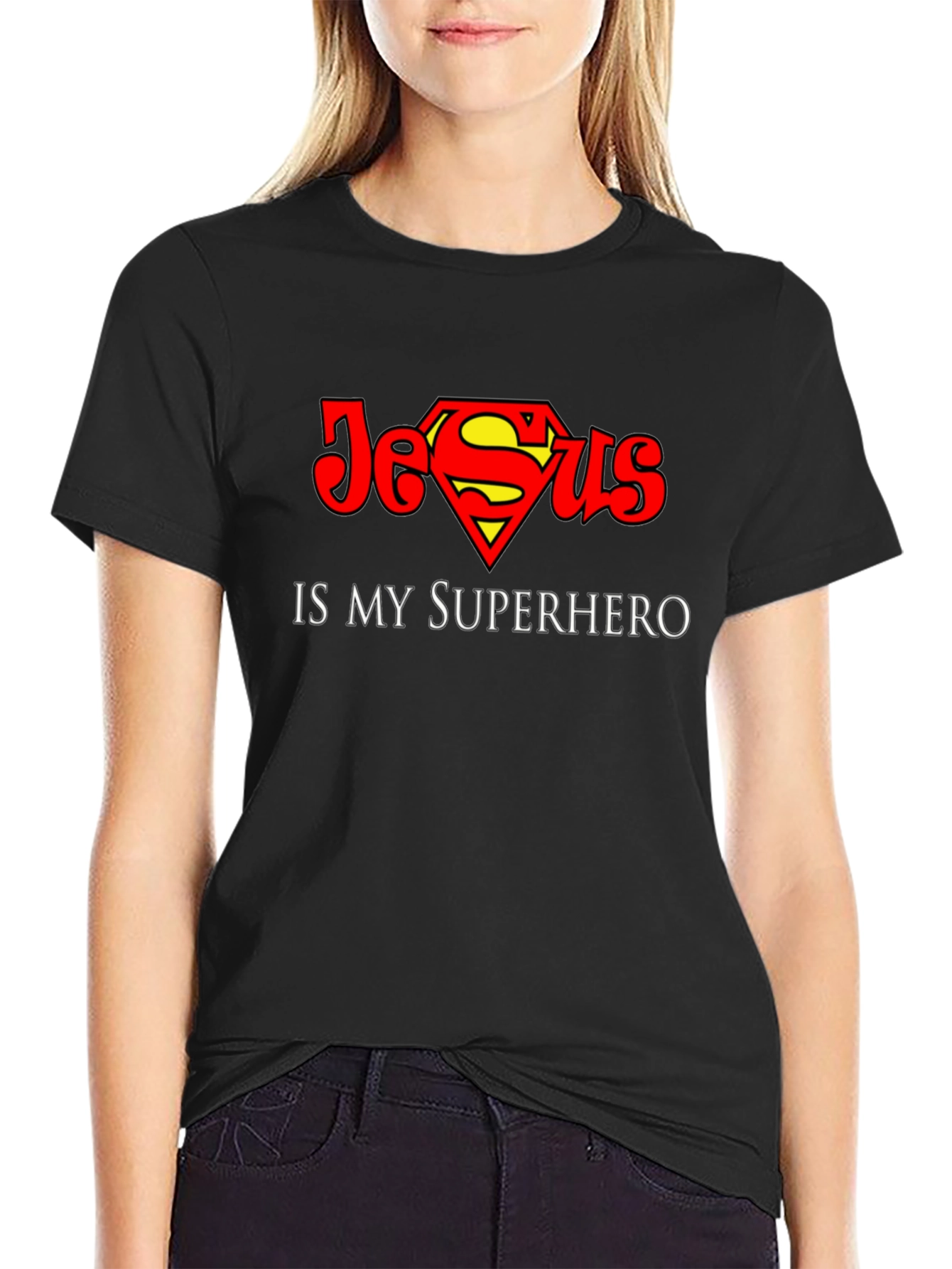 Jesus is My Superhero T-Shirt - Christian Faith Tee