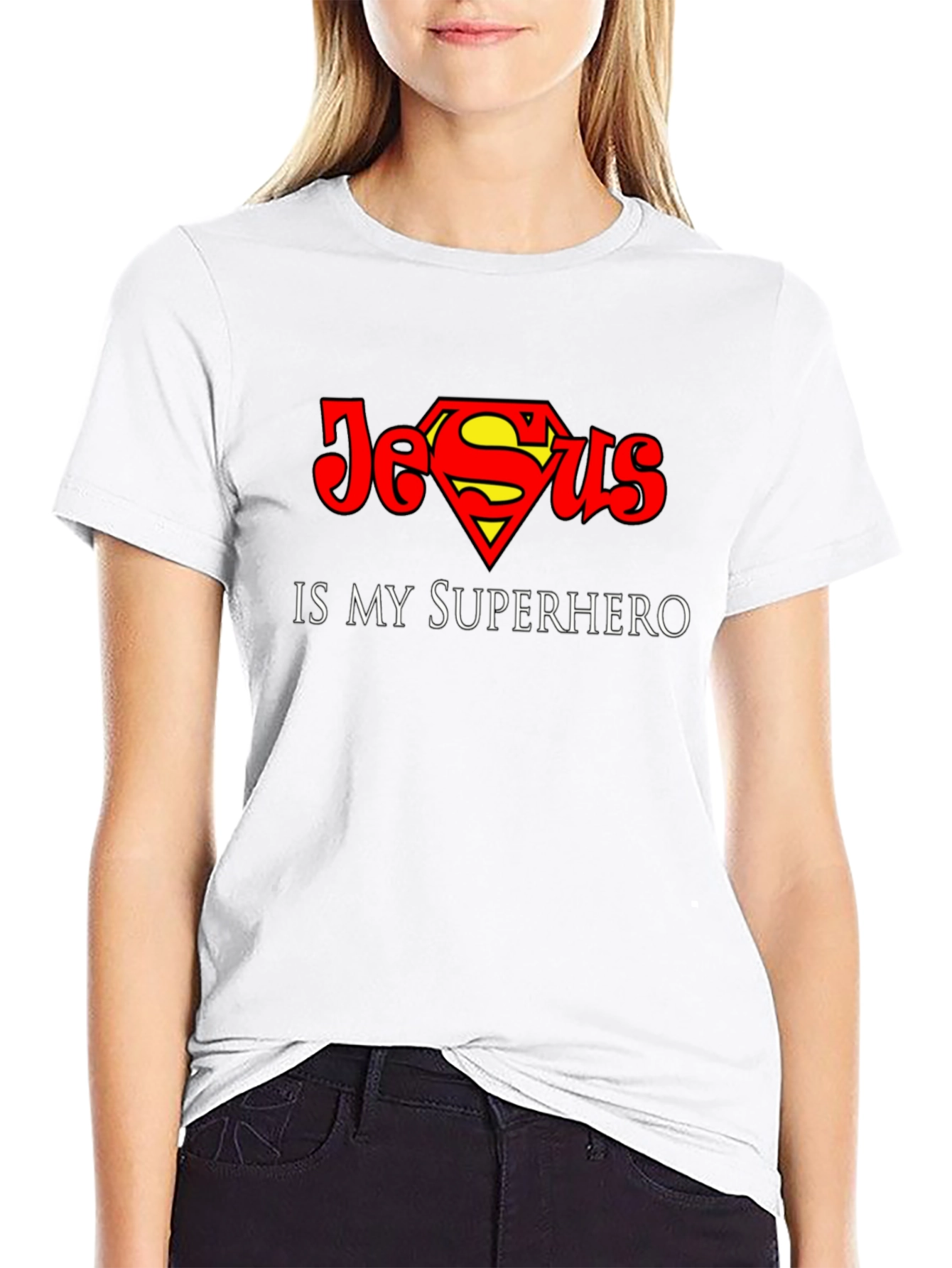 Jesus is My Superhero T-Shirt - Christian Faith Tee
