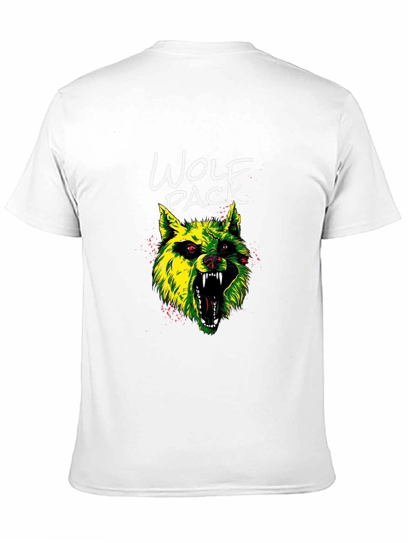Wolf Pack Graphic Tee - Mens Black T-Shirt