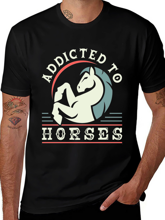 Addicted to Horses Graphic Tee