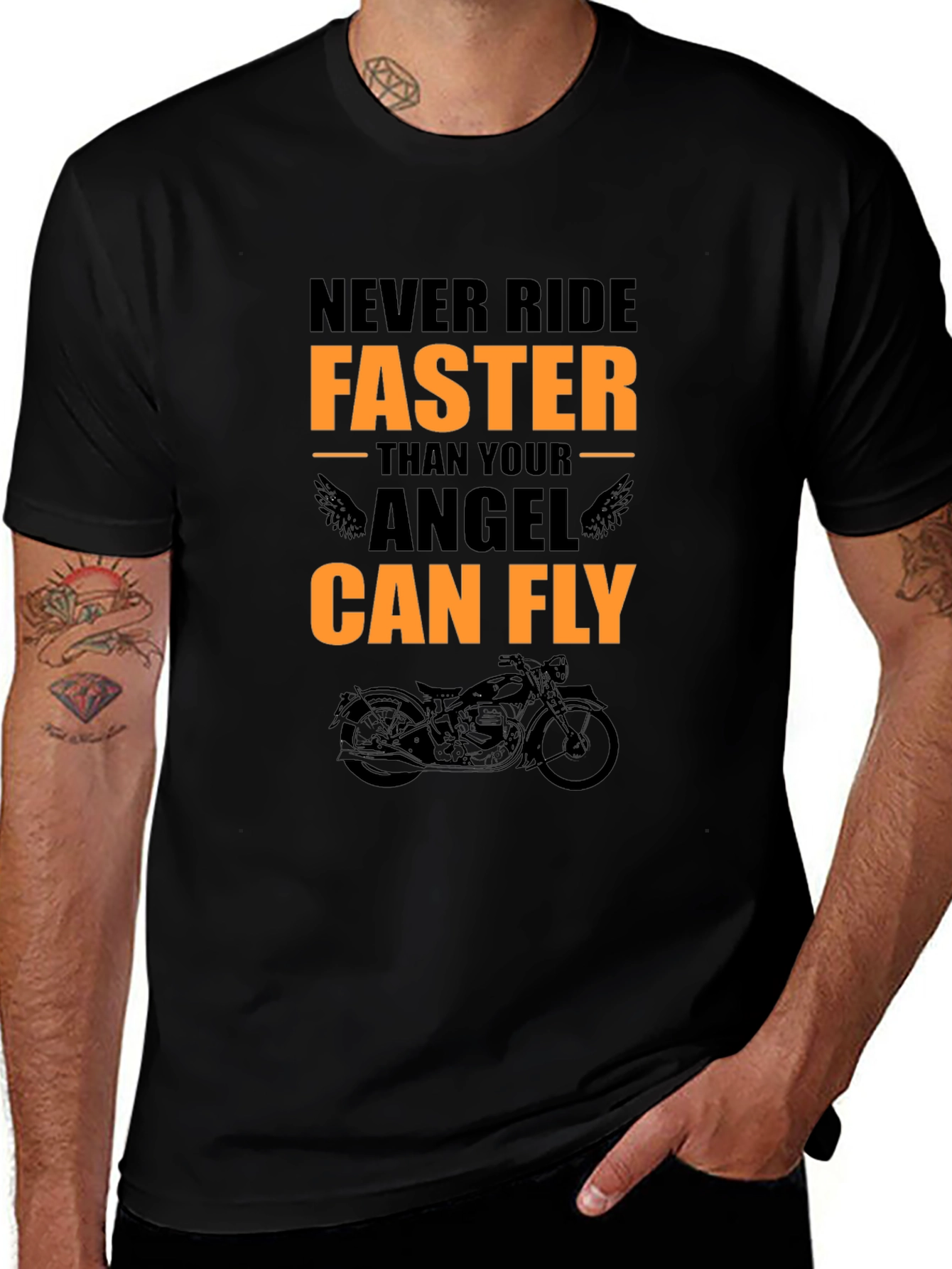 Never Ride Faster T-Shirt