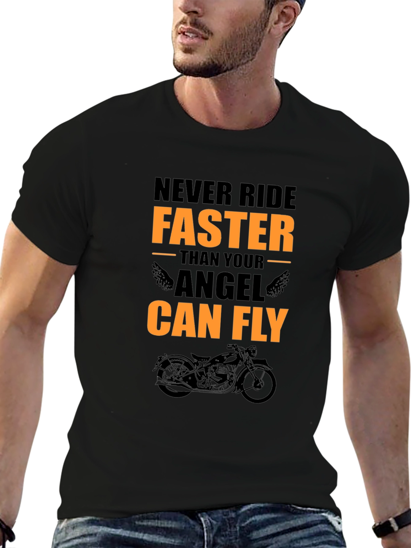 Never Ride Faster T-Shirt