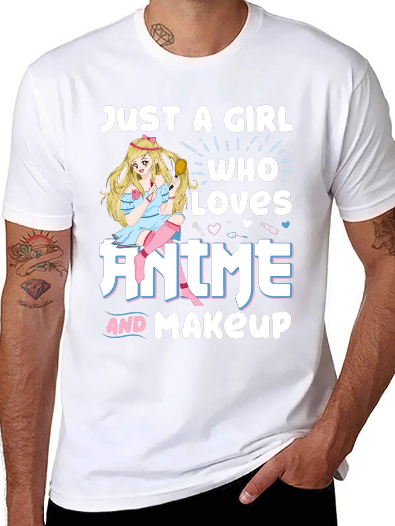 Anime & Makeup Lover T-Shirt