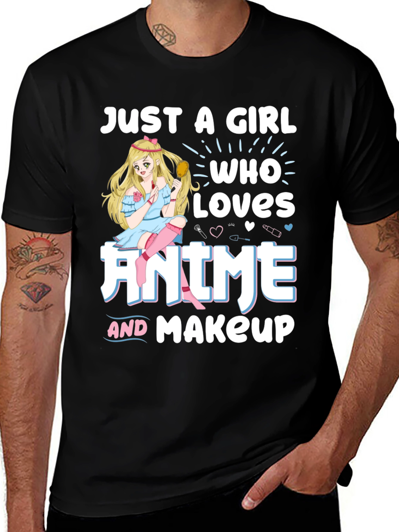Anime & Makeup Lover T-Shirt