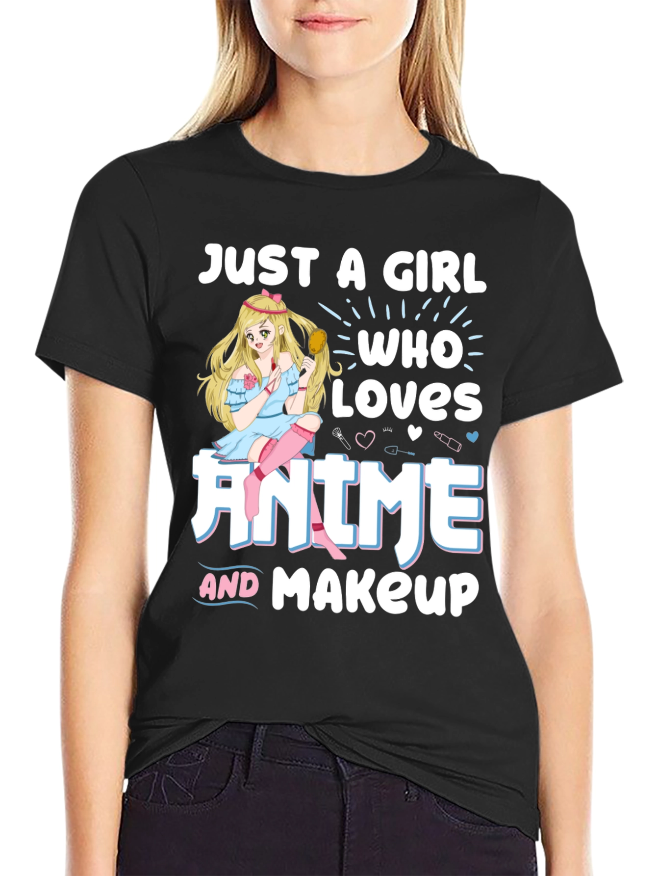 Anime & Makeup Lover T-Shirt