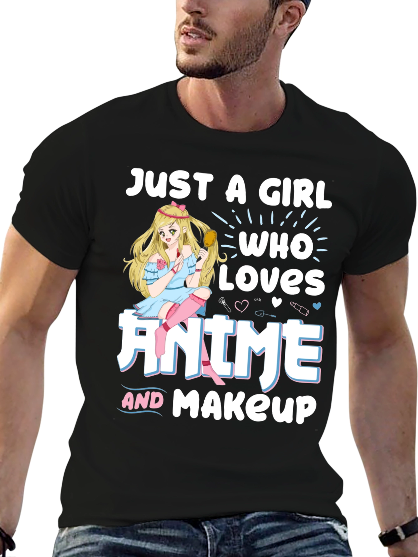 Anime & Makeup Lover T-Shirt