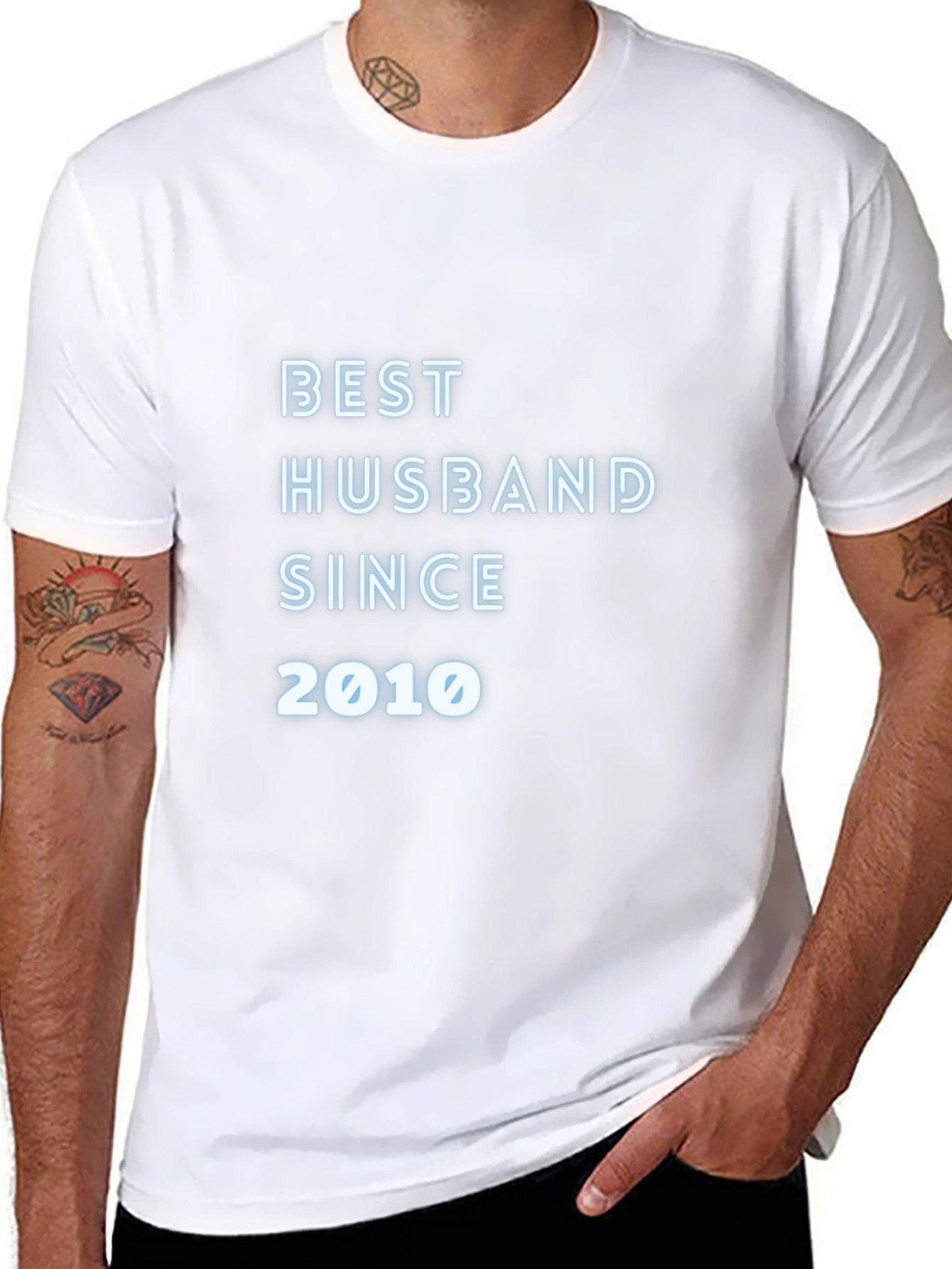Best Husband Since 2010 T-Shirt Husband Gift