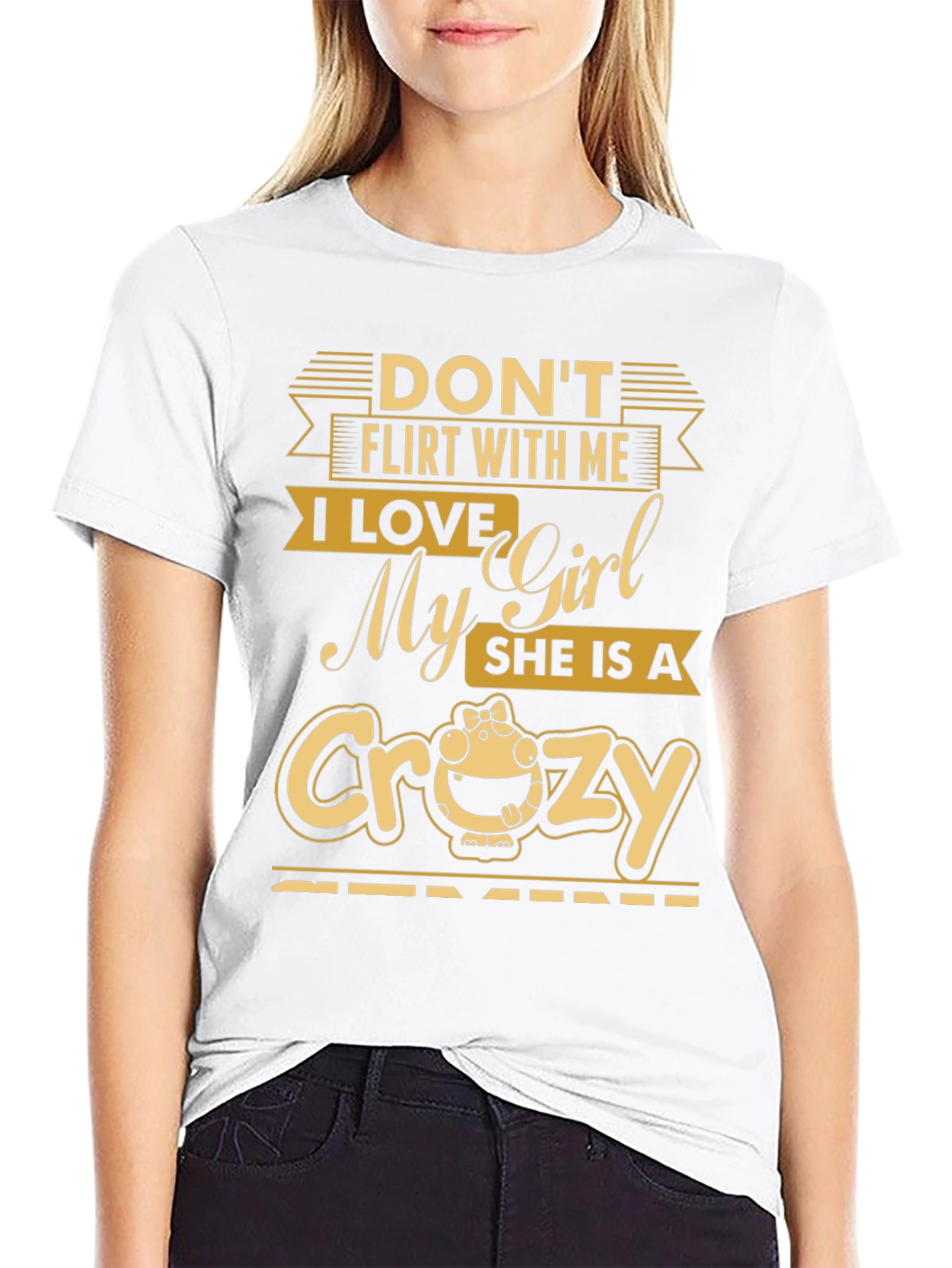 Dont Flirt T-Shirt - Crazy Girl Lover