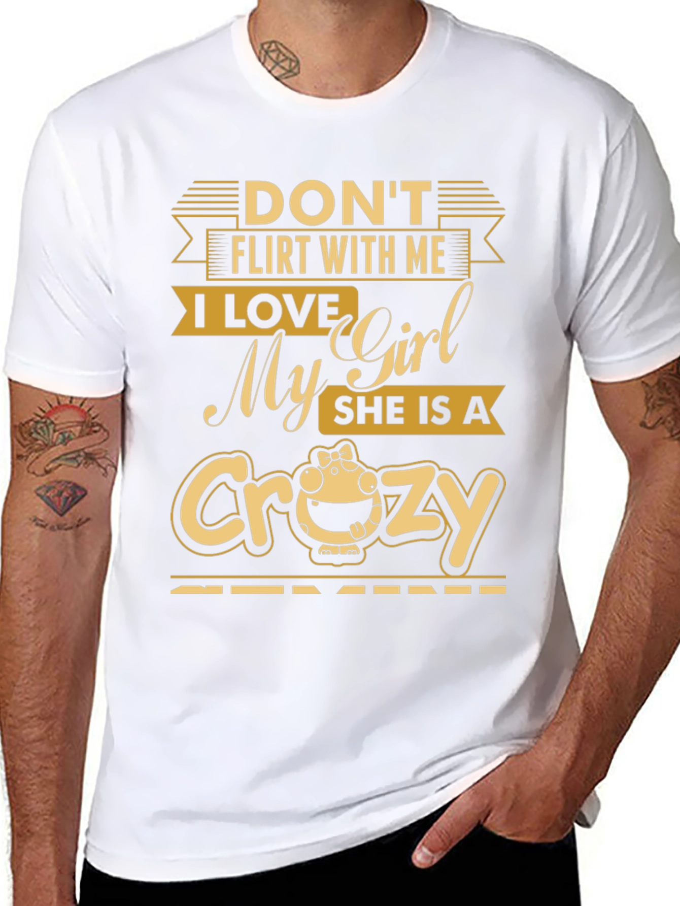 Dont Flirt T-Shirt - Crazy Girl Lover