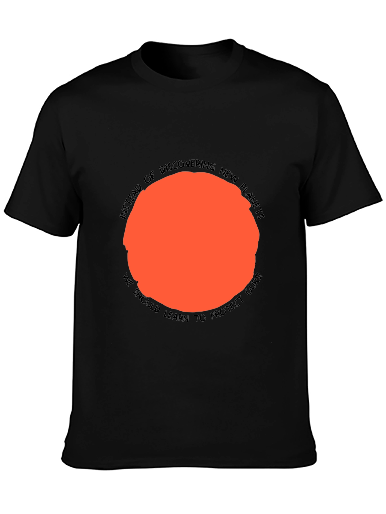 Protect Our Planet Graphic Tee - Black